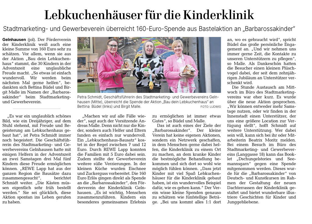 Artikel Lebkuchenhäuser