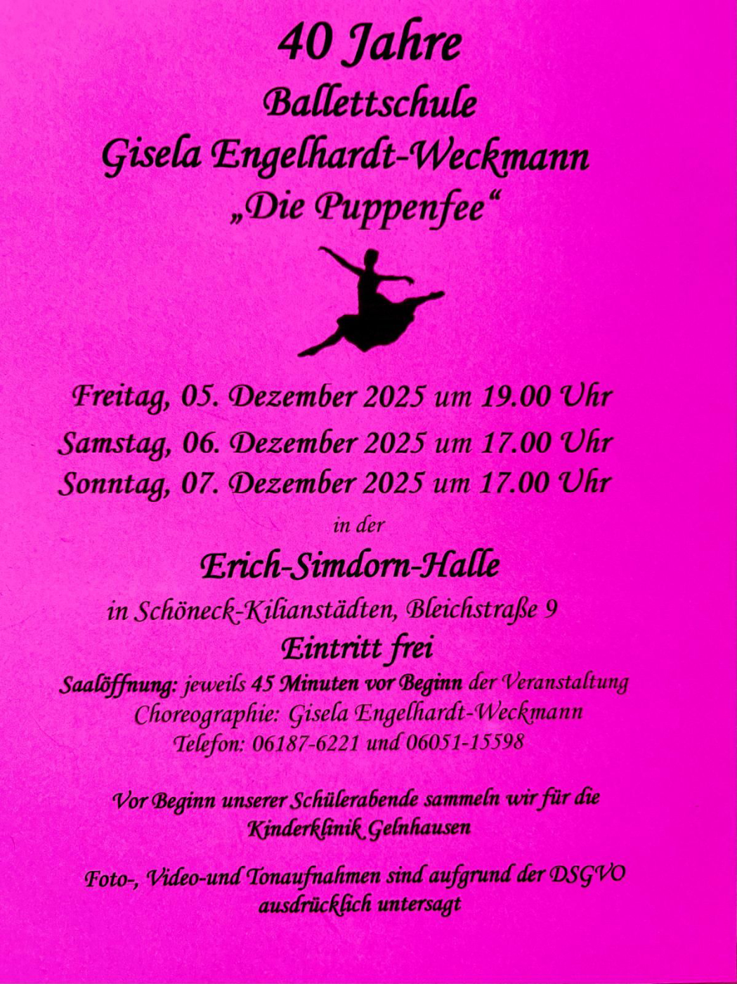 Einladung Ballettabende