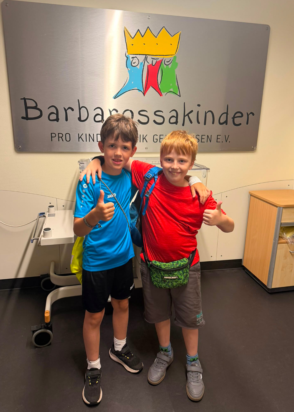Daumen hoch für die Barbarossakinder