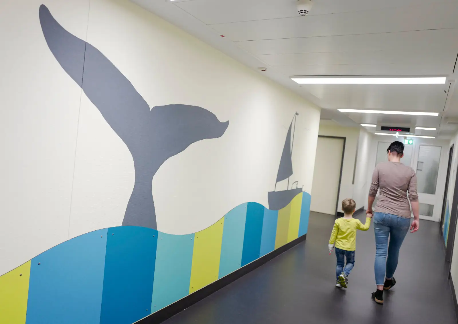 Wandgestaltung Kinderklinik